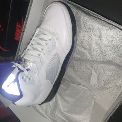 Retro Jordan 5s “Concords”. Deadstock 