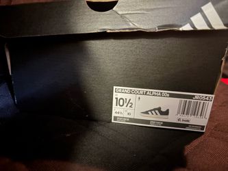 Adidas grand court black white mens 10.5