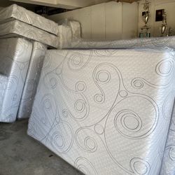 Queen size mattress, , New, Plastic sealed, Gel Memory foam,  12 inches thick , beautiful soft cover, I have all size mattress 