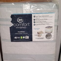 Serta Comfort Hybrid Crib & Toddler Mattress 