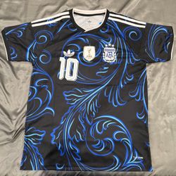 2026 Argentina Away Jersey Replica, Lionel Messi #10, Size Large