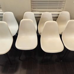 Dining chairs Eames Style - Set of 8