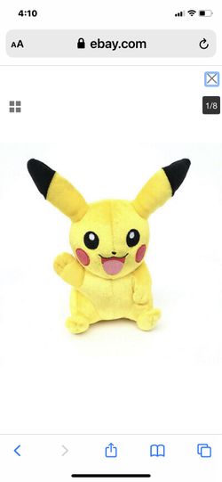 Tomy 8 Inch pikachu Plush