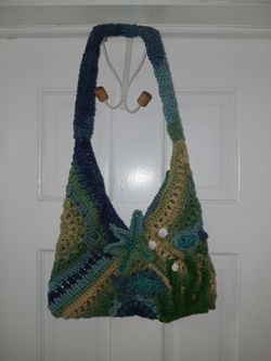 Ocean themed handbag