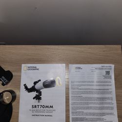 National Geographic SRT70MM Reflector Telescope w/ Panhandle Mount