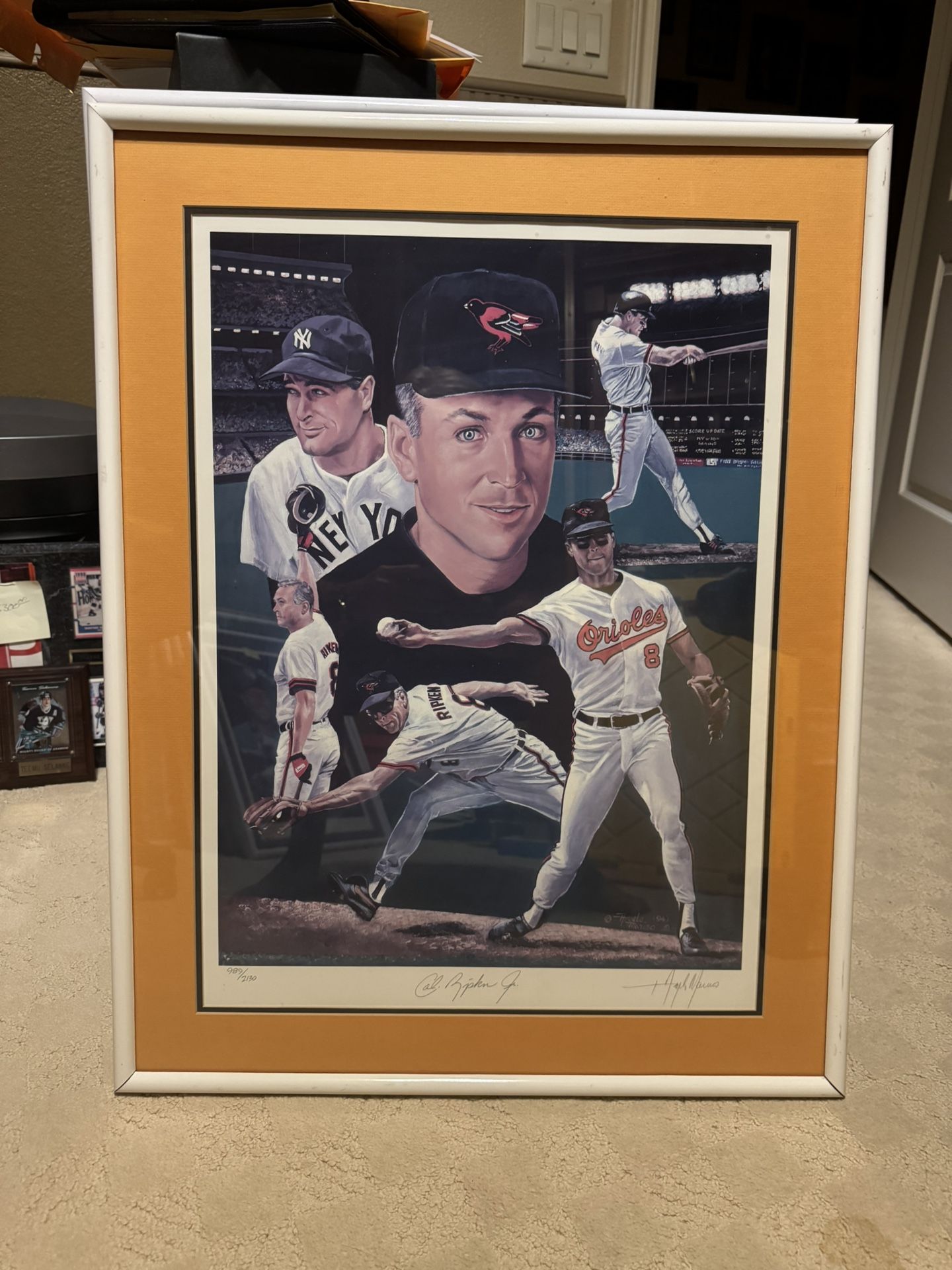 CAL RIPKEN JR AUTOGRAPHED LITHOGRAPH