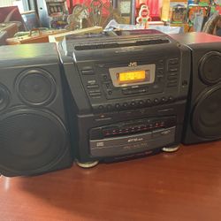 JVC PC-XC70 Stereo System Boombox 10 CD Changer