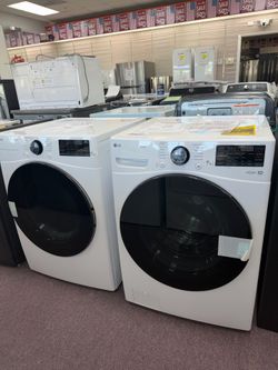 LG ThinQ Washer and Dryer Set