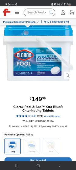 25 Lb Clorox Chlorine Tablets Brand New