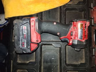 Milwaukee impact driver drill With Milwaukee Red Lithium M18  XC 5.0  BATTTERY
