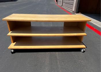 Ikea Benno TV Stand with Wheels Rolling Entertainment System