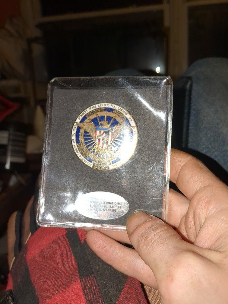 Commemorative coin for NASA's STS-51-C mission