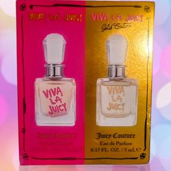 New Viva La Juicy Mini + Gold Couture Mini 2 Piece Set