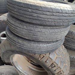 4.80-12 Small Trailer Tires All 3 For $120 Installed 