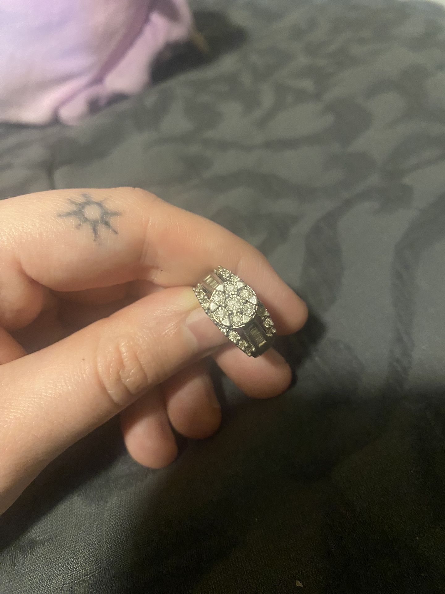 Engagement/wedding Ring Sz 10 Band