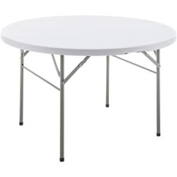 48 inch White Folding Table AVAILABLE IN BULK