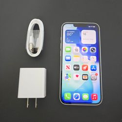 Apple iPhone 16e White 5G - UNLOCKED - Like New