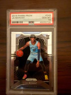Ja Morant RC Prizm PSA 10