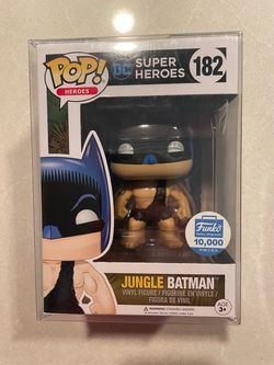 Jungle Batman Funko Pop *MINT* Shop Exclusive LE10000 DC Heroes 182 with protector Limited Edition 10k
