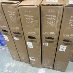 New 50’ 55’ 58 Roku Smart TVs…$150.00 Up! 