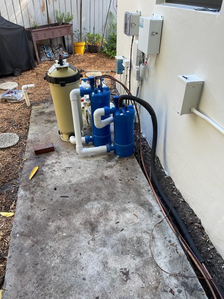 Pool heater heat / exchanger pump HES 5AC