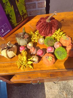 Fall and Halloween decorations available