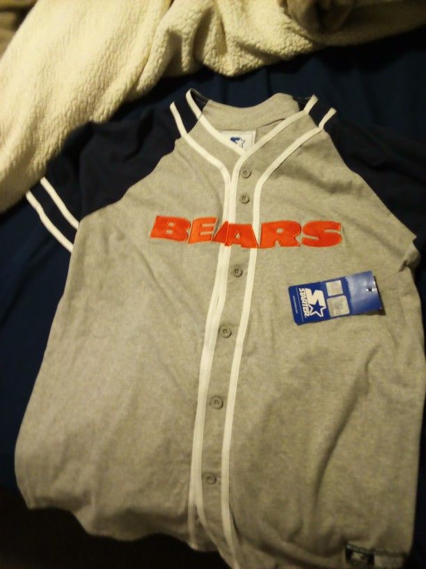 Bears NFL Baseball Jersey Size XL 