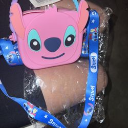 Stitch Pink Crossbody Bag
