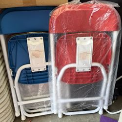 Folding Plastic Chairs Kids  (12 Chairs)