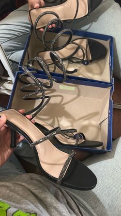 Glittery high heels