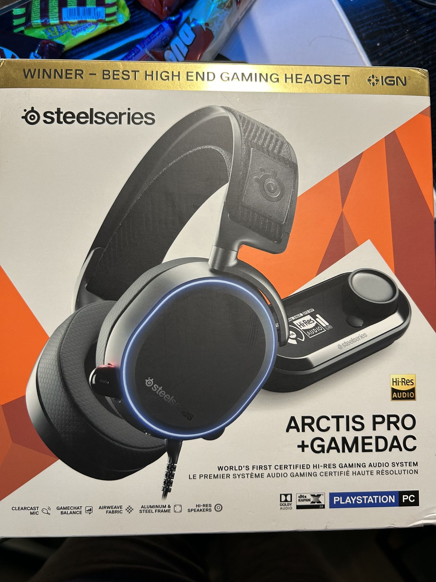 Steelseries Arctic Pro+Gamedac Headset 