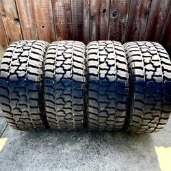 New 37x13.5r24 Achilles Rugged Hawk Load F 12 Ply 100% Tread