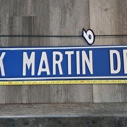 Mark Martin Dr. Wall Street Sign & Car Antenna 