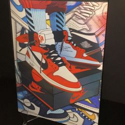 Nike Sneakers 3D Lenticular Poster