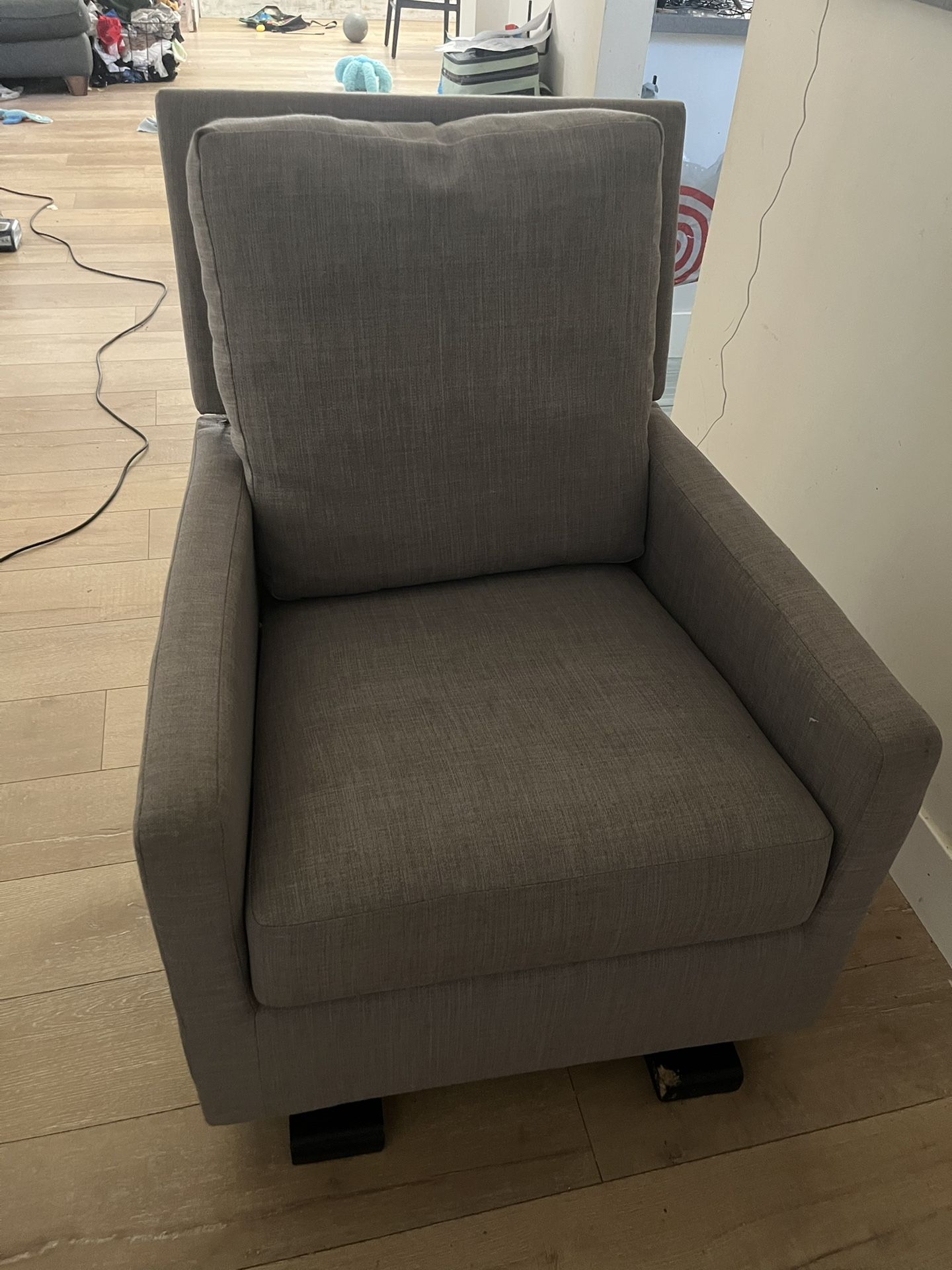 Glider Rocking Chair Grey