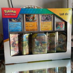 Pokemon Paldea Friends Costco 5 Mini Tin Box Sealed FRENCH NEW✨🔥🔥🔥