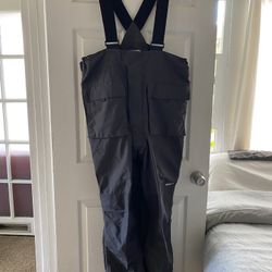 Nautical Experience Men’s Sailing Bib Overalls Size M Color Dark Gray