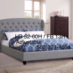 New Calking Size Bed W/New Mattress 