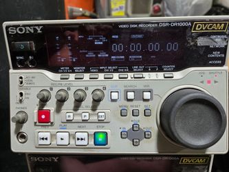 Sony dsr- dr1000a video disk recorder