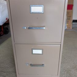 Filing Cabinet - All Steel  2 Drawer with Steel Tracks