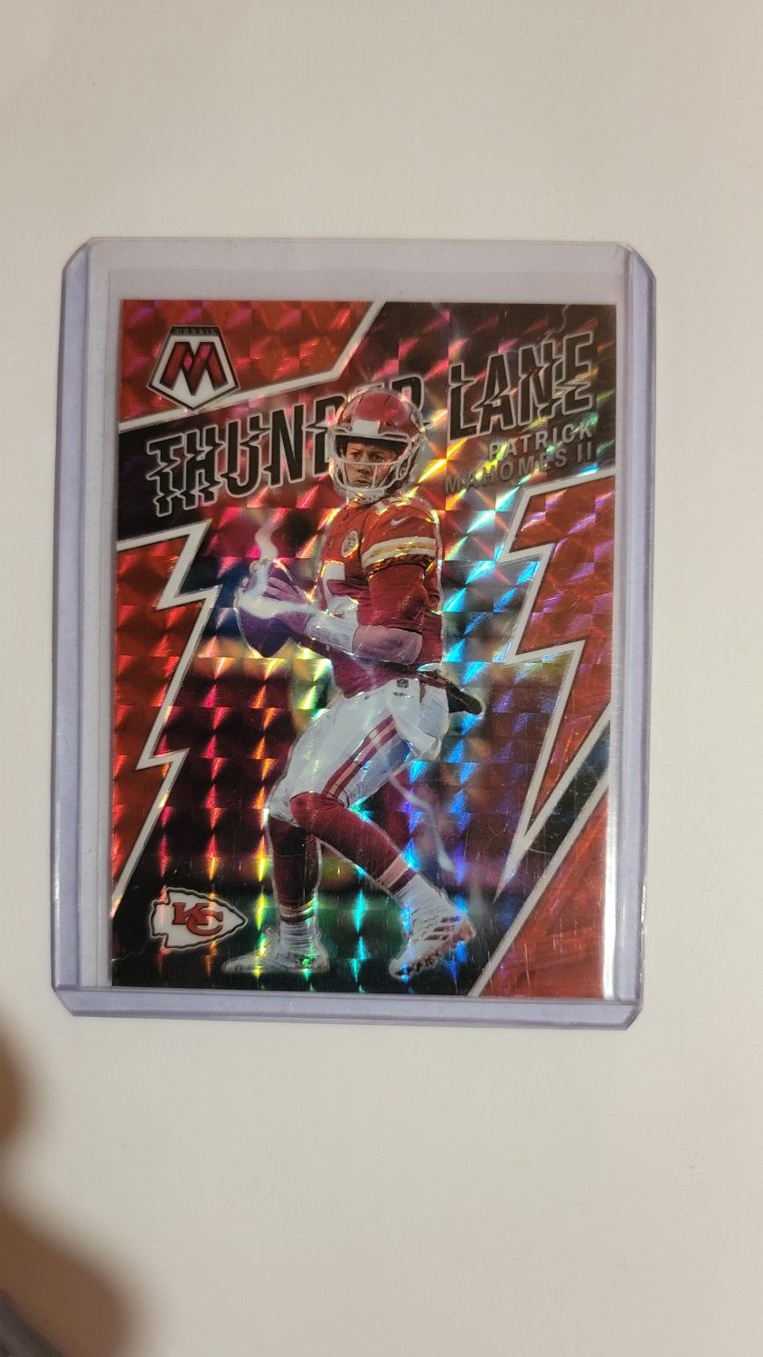 Patrick Mahomes 2 Thunder Lane Red Prizm