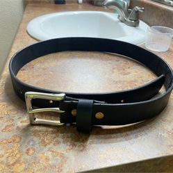 Real leather belts 