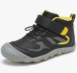 Kids Hiking Boots Boys Girls Outdoor Ankle Boots Anti Collision Hiking Shoes