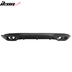 Fits 2017-2023 Benz E-Class E400 E450 E550 C238 E53 Style Rear Diffuser Exhaust Tips