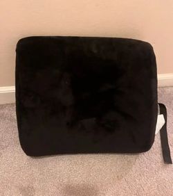 Black lumbar support cushion $20 cash only. Cross posted
