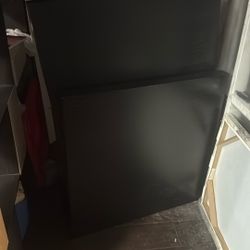 Black Wood Ikea Swivel Table