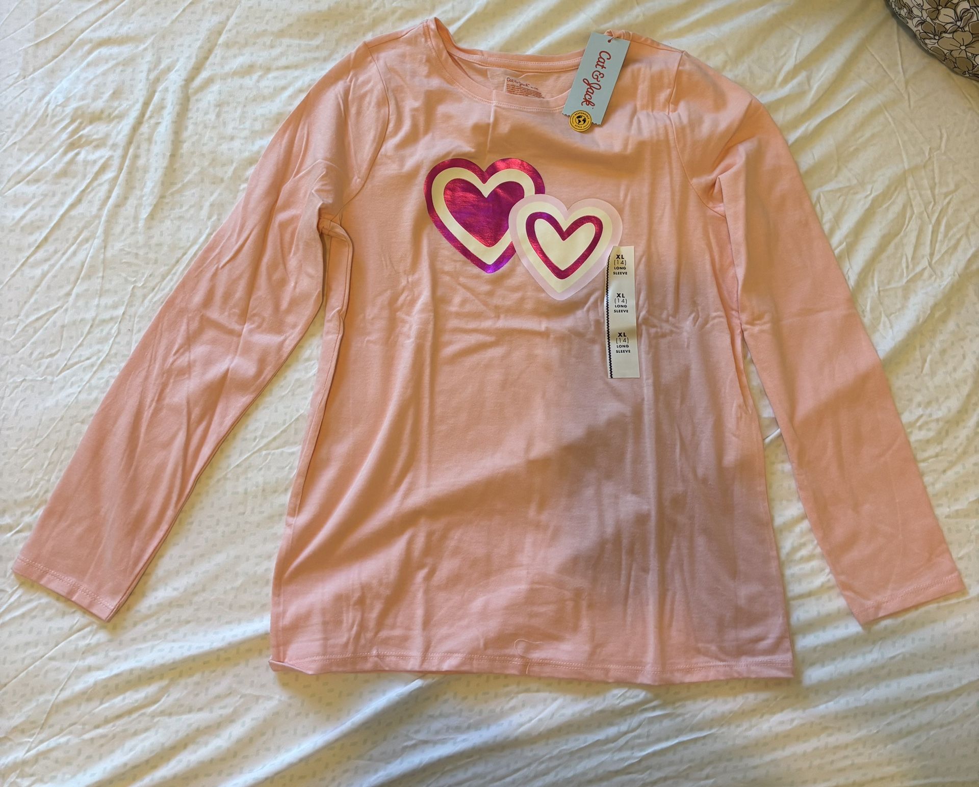 Girl Pink Long sleeve Top