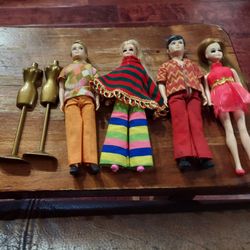 Dawn Dolls 1970's  & Accessories 