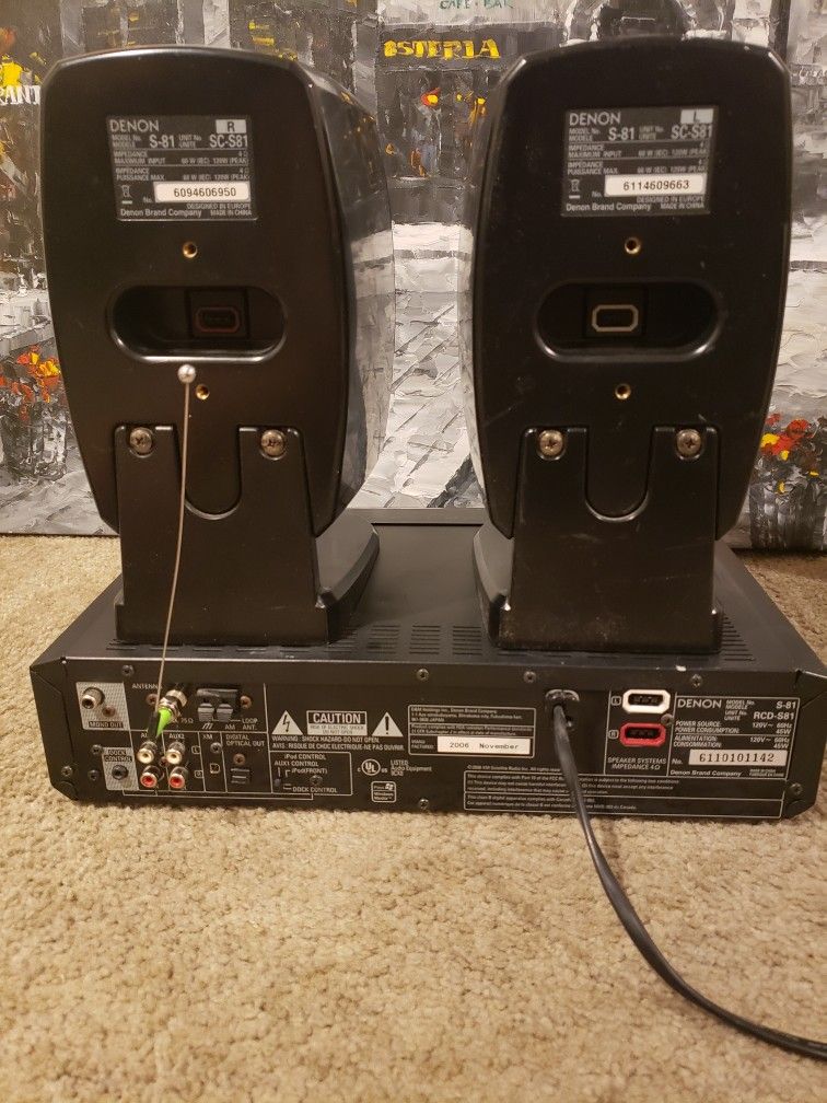 Denon S-81, CD/AM/FM/XM Ready micro system for Sale in Las Vegas, NV -  OfferUp