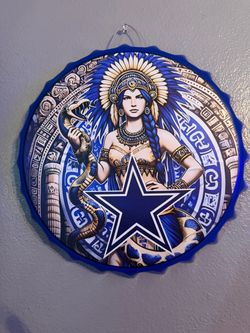 Cowboys large 14” bottle cap